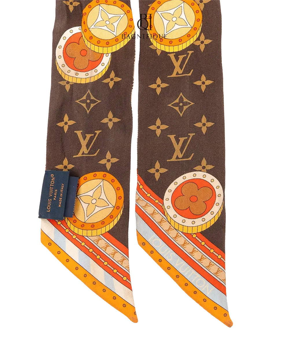 LV LEU DE VOYARD BANDEAU BB BROWN MARRON 0805