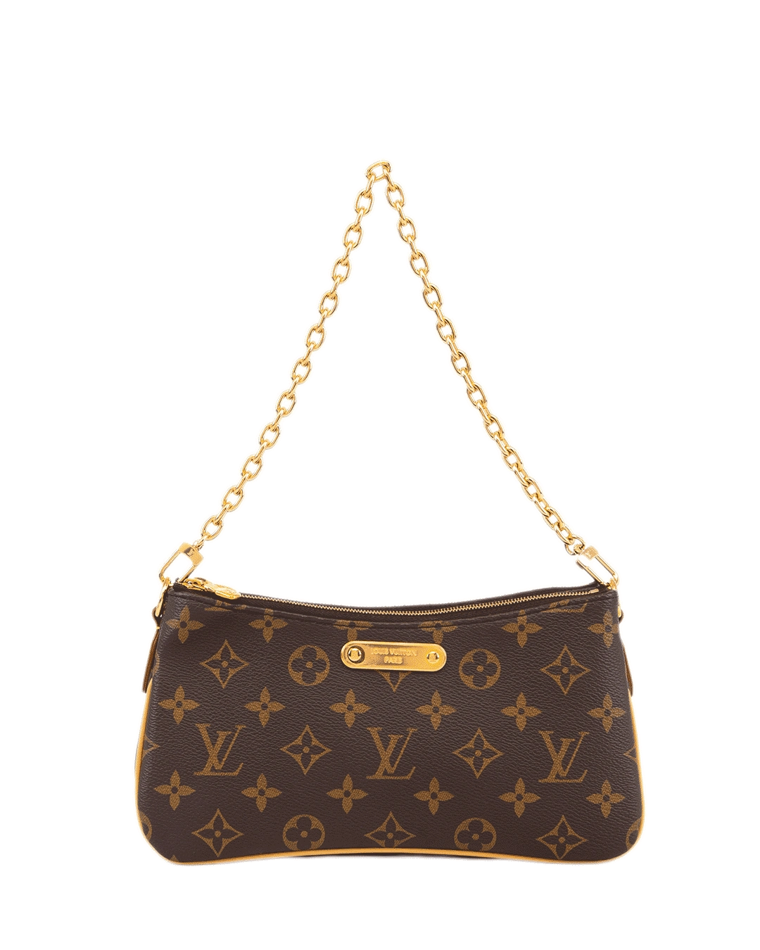 LV LIV POCHETTE BROWN MONOGRAM CANVAS GHW MICROCHIP 3585
