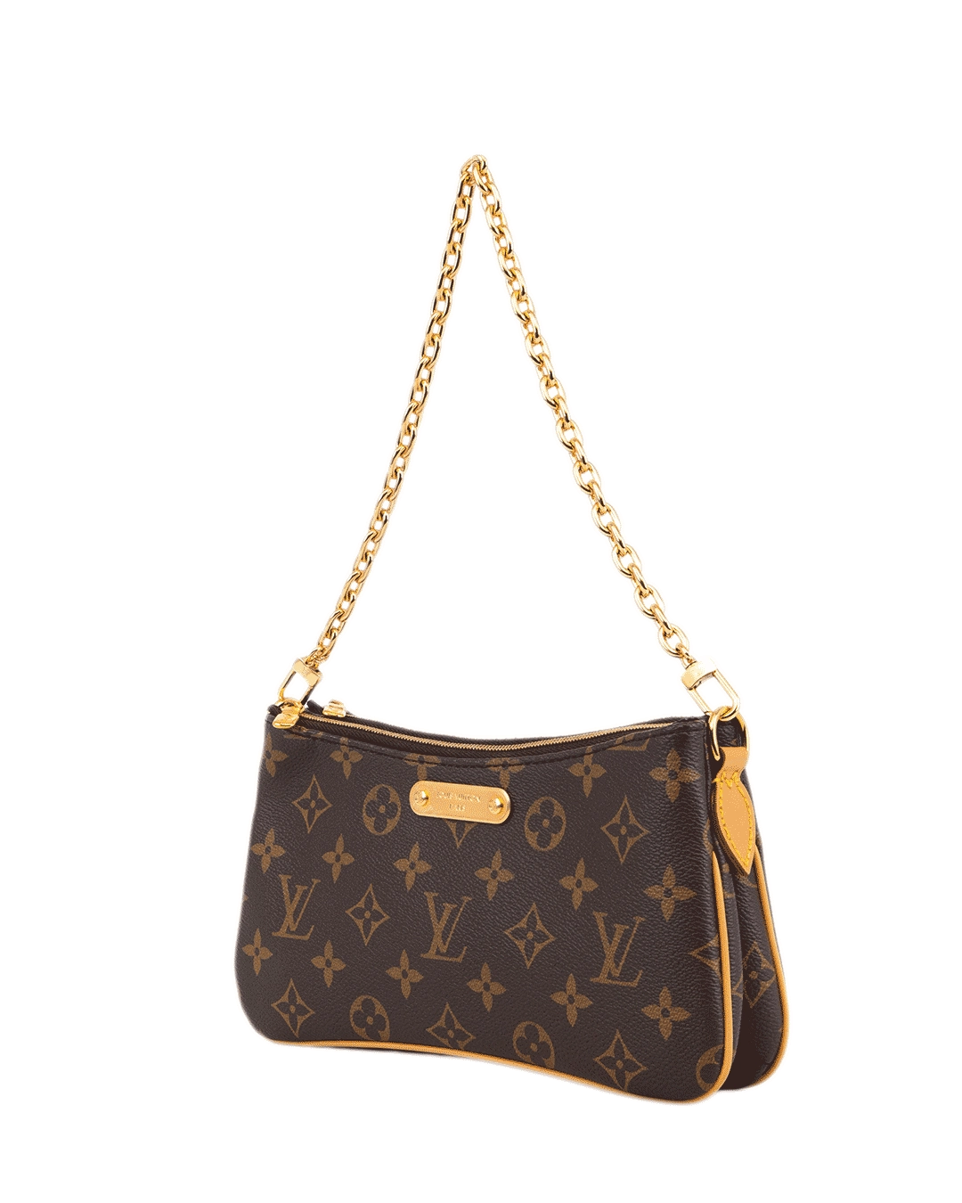 LV LIV POCHETTE BROWN MONOGRAM CANVAS GHW MICROCHIP 3586