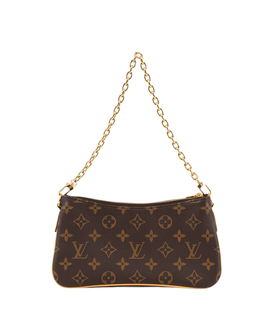 LV LIV POCHETTE BROWN MONOGRAM CANVAS GHW MICROCHIP 3588
