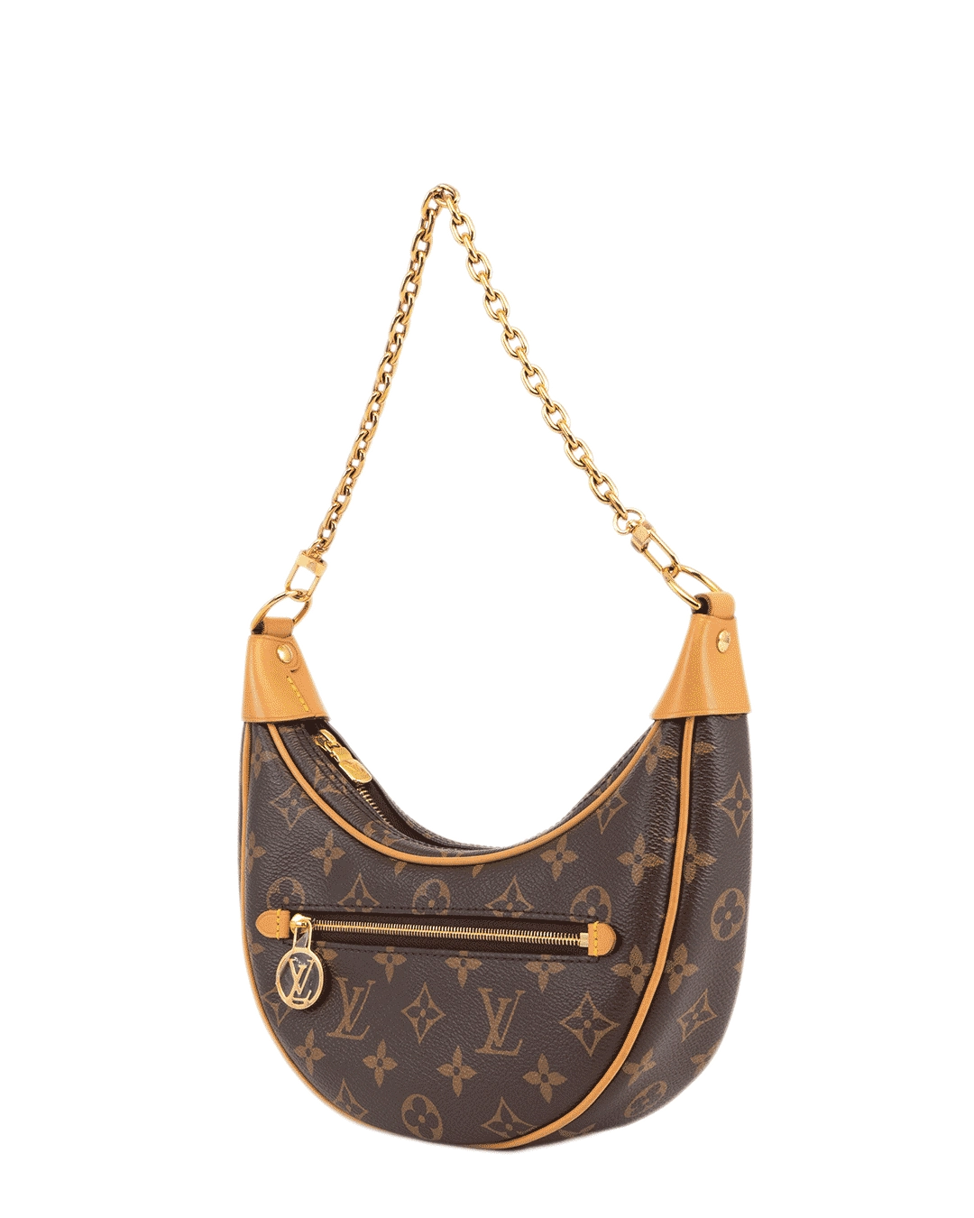 LV LOOP BROWN MONOGRAM CANVAS GHW MICROCHIP 2471