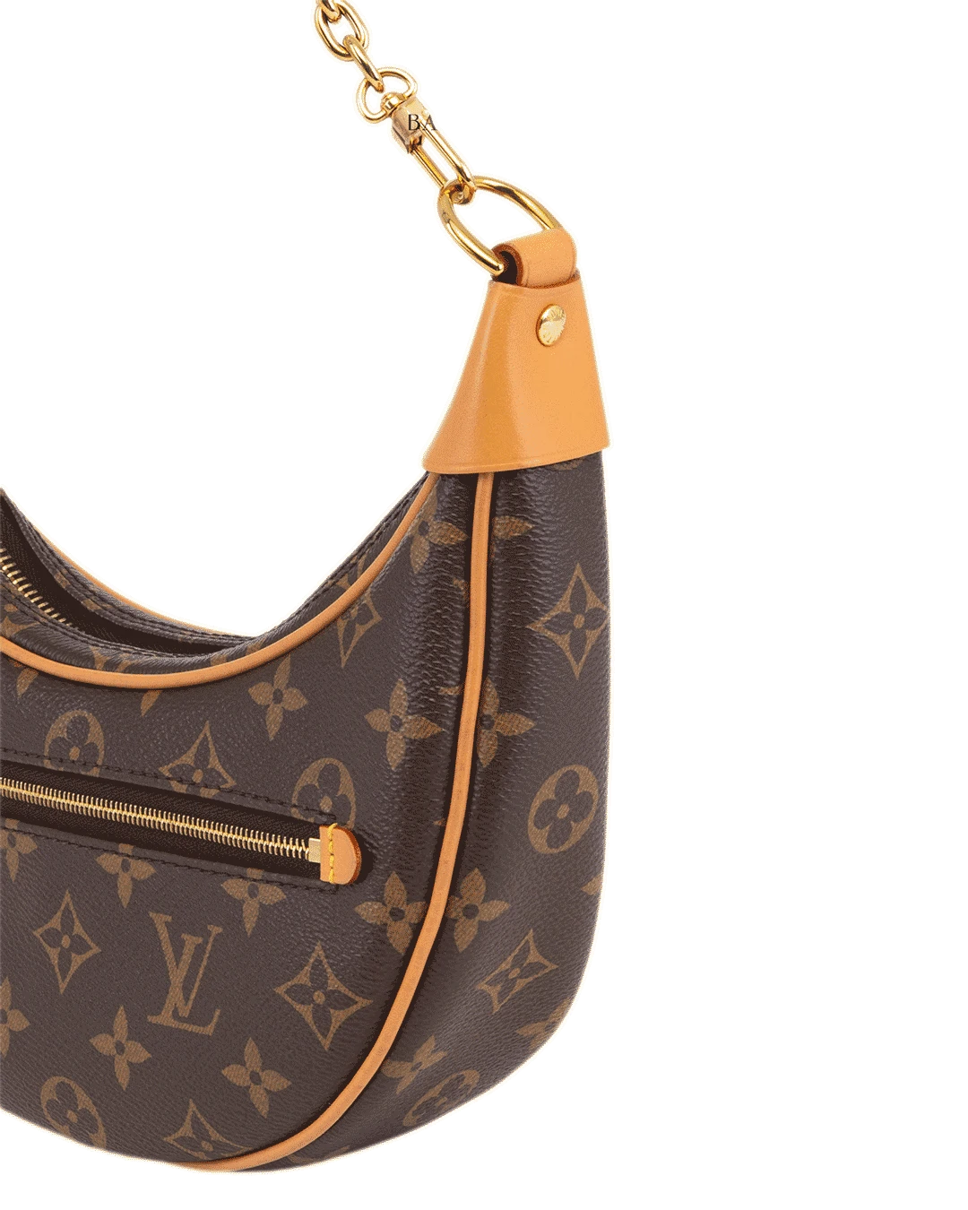 LV LOOP BROWN MONOGRAM CANVAS GHW MICROCHIP 2476
