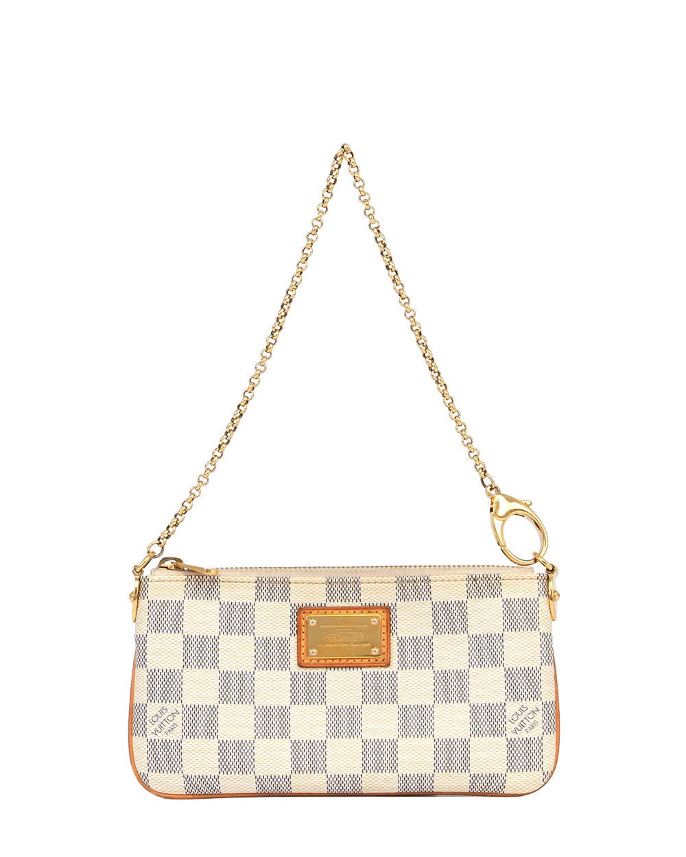LV MILLA POCHETTE AZUR DAMIER CANVAS GHW 0297