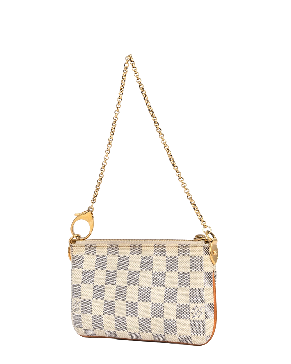 LV MILLA POCHETTE AZUR DAMIER CANVAS GHW 0299