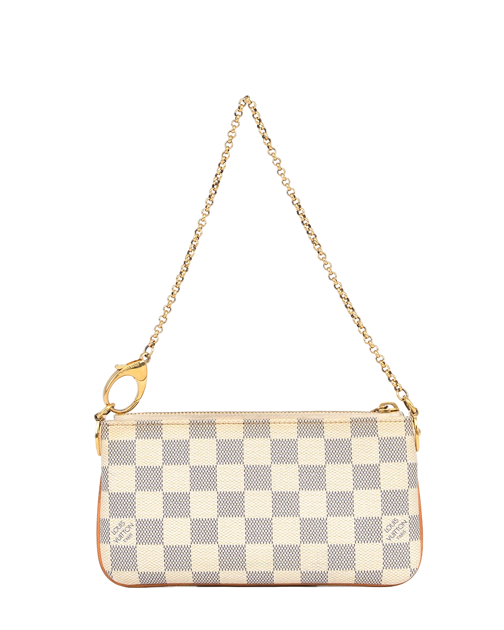 LV MILLA POCHETTE AZUR DAMIER CANVAS GHW 0300