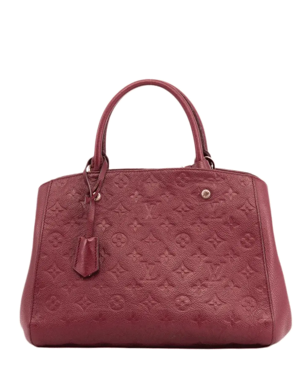 LV MONTAIGNE MM BURGUNDY MONOGRAM EMPREINTE GHW M10165 2199