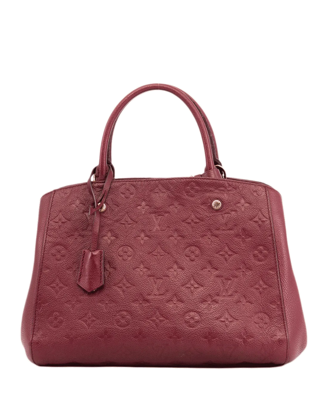 LV MONTAIGNE MM BURGUNDY MONOGRAM EMPREINTE GHW M10165 2199