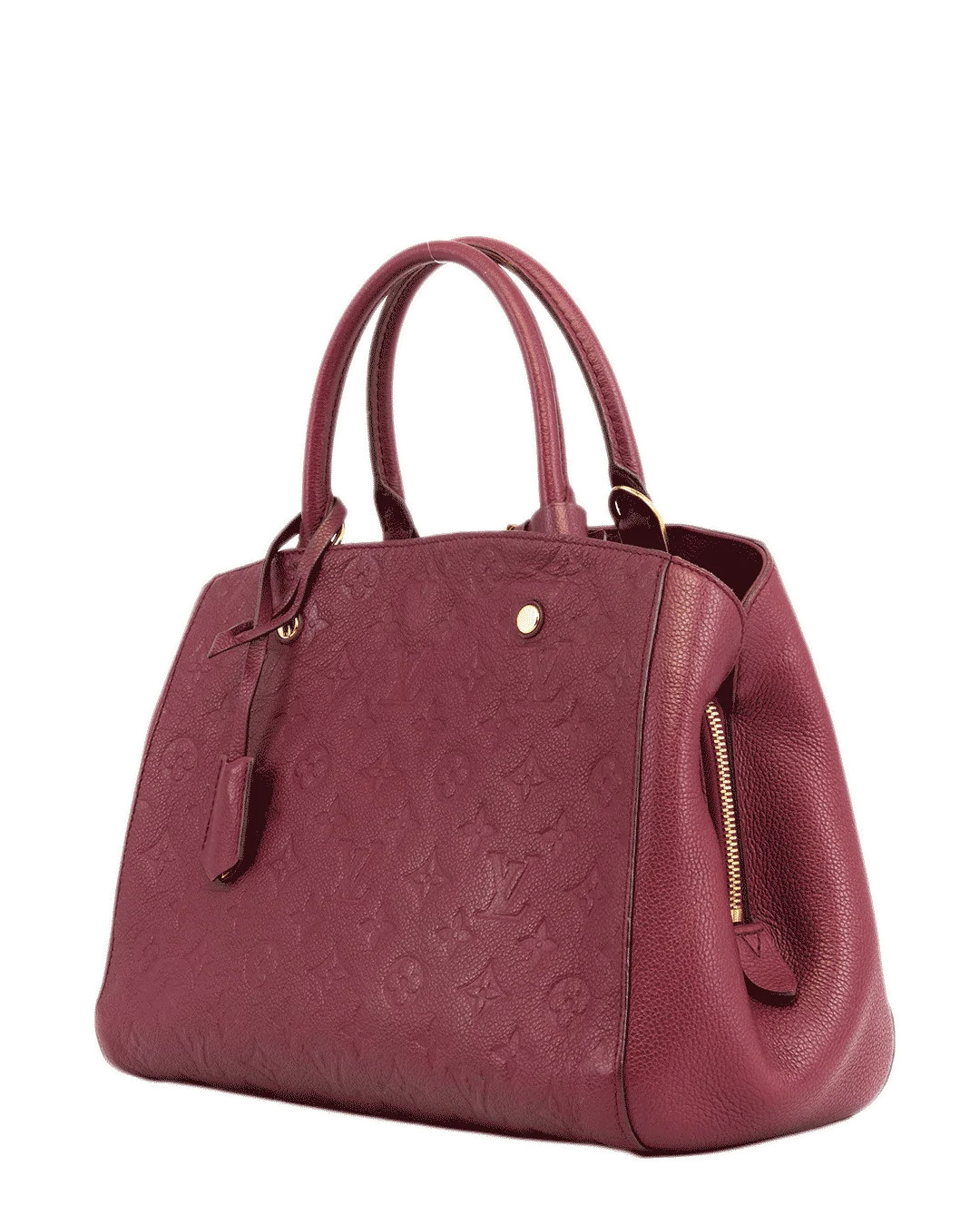 LV MONTAIGNE MM BURGUNDY MONOGRAM EMPREINTE GHW M10165 2200