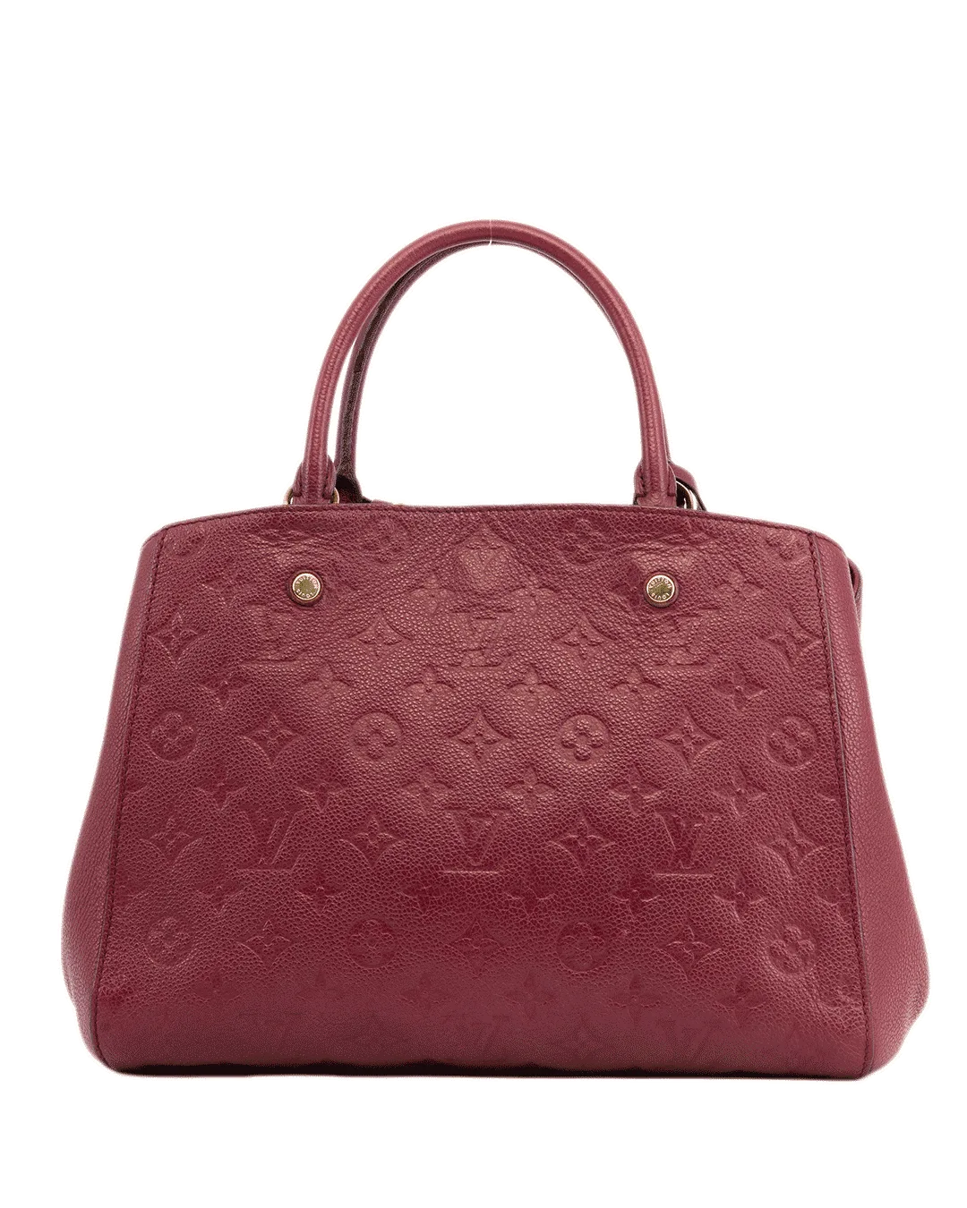 LV MONTAIGNE MM BURGUNDY MONOGRAM EMPREINTE GHW M10165 2202