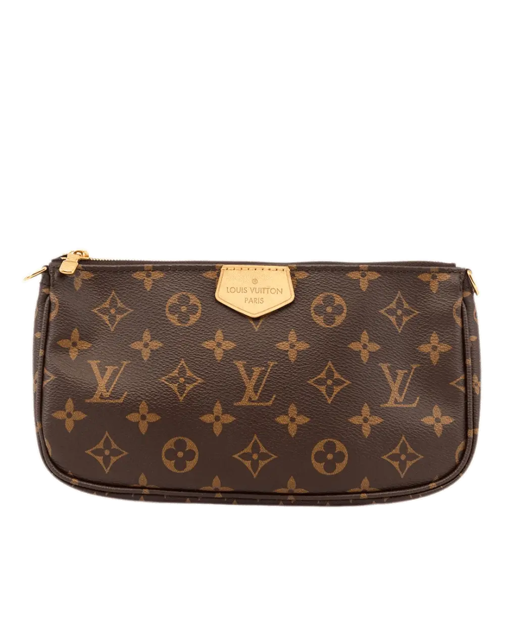LV MULTI POCHETTE ACC BROWN MONOGRAM CANVAS GHW SN0211 4783