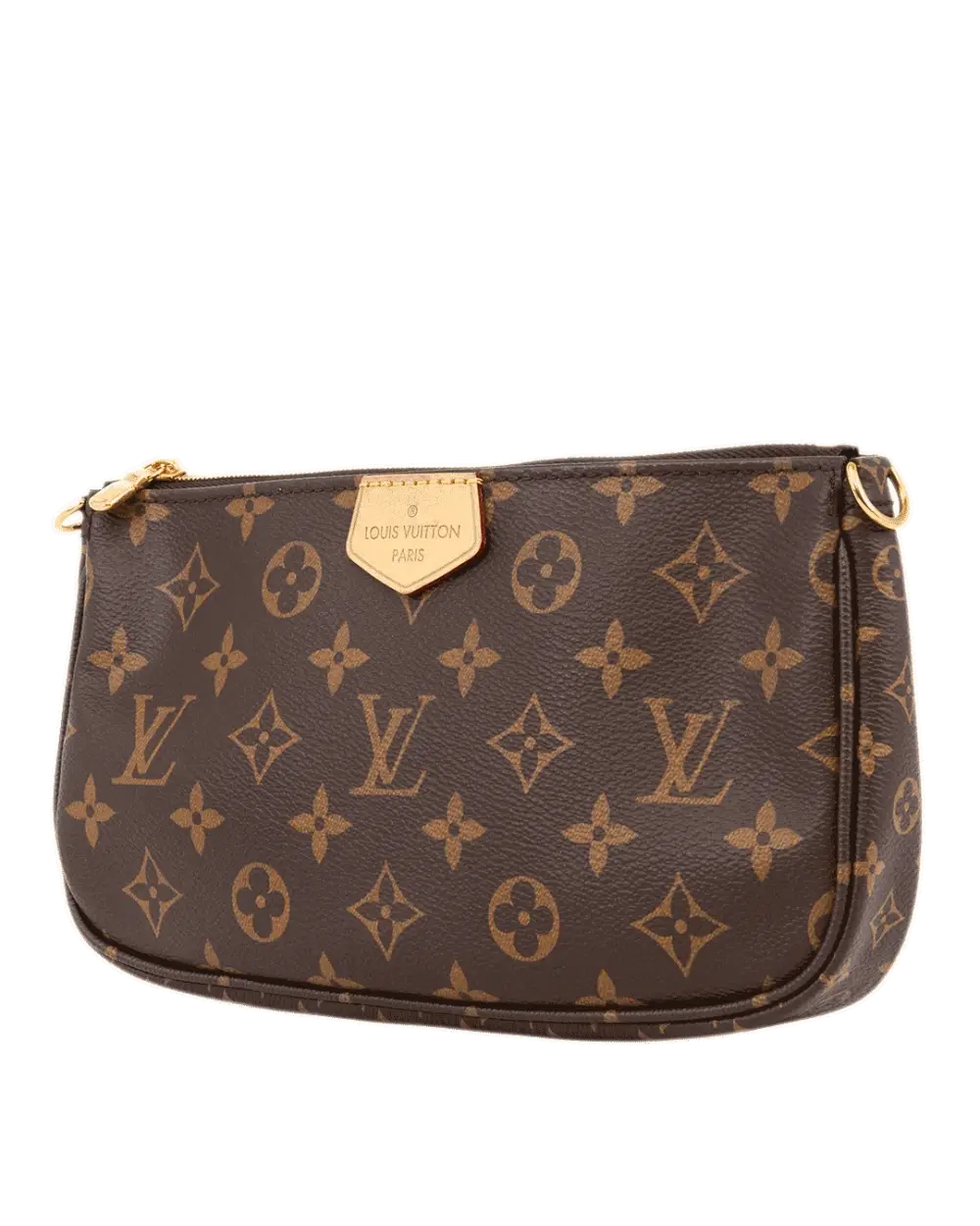 LV MULTI POCHETTE ACC BROWN MONOGRAM CANVAS GHW SN0211 4784