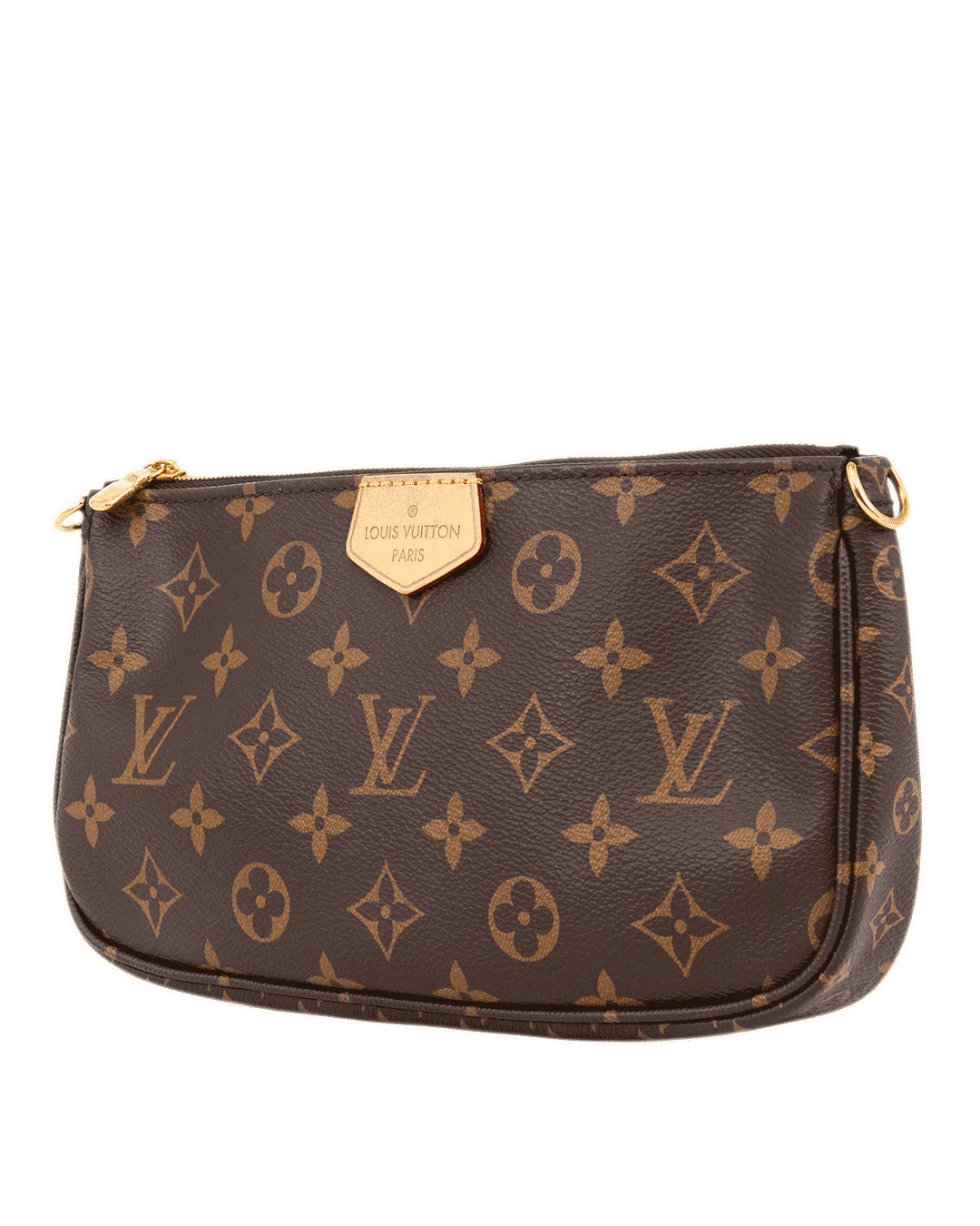 LV MULTI POCHETTE ACC BROWN MONOGRAM CANVAS GHW SN0211 4784