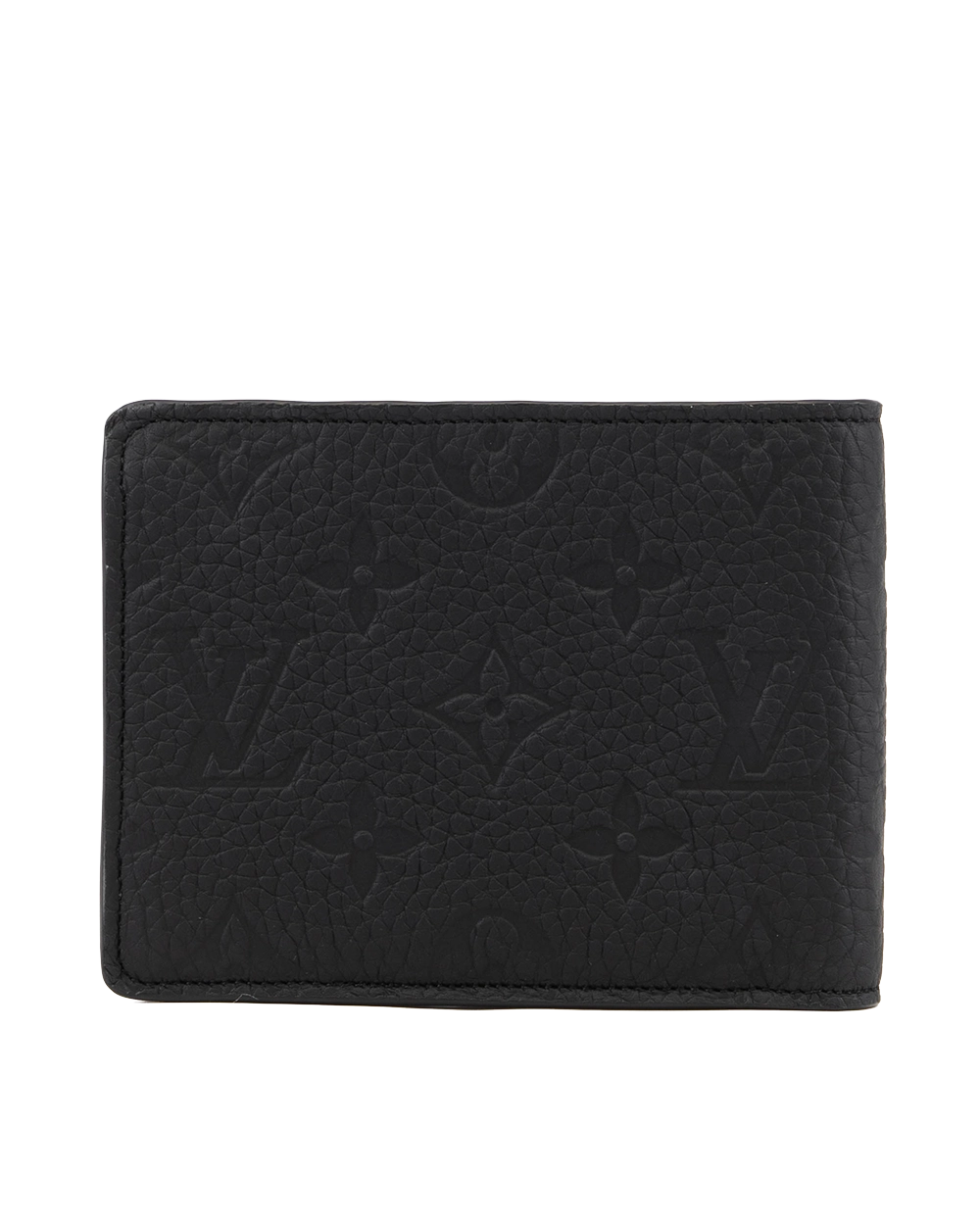 LV MULTIPLE WALLET SHORT BLACK MONOGRAM EMPREINTE MICROCHIP 0640