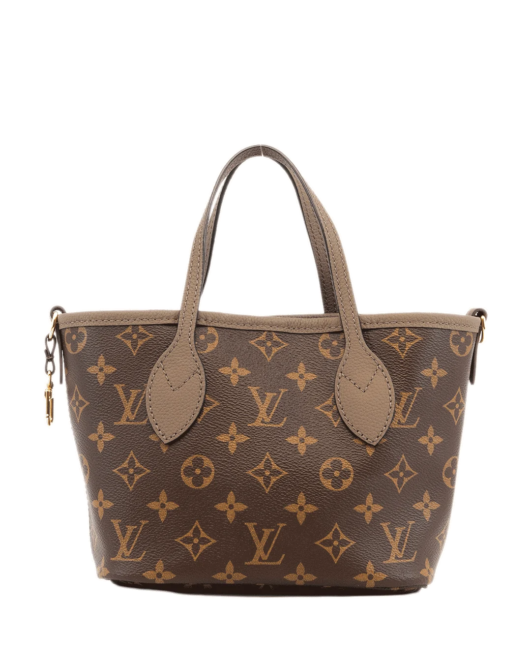 LV NEVERFULL BB BROWN MONOGRAM CANVAS GHW MICROCHIP 4837