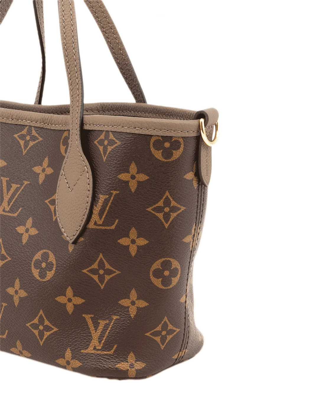 LV NEVERFULL BB BROWN MONOGRAM CANVAS GHW MICROCHIP 4841