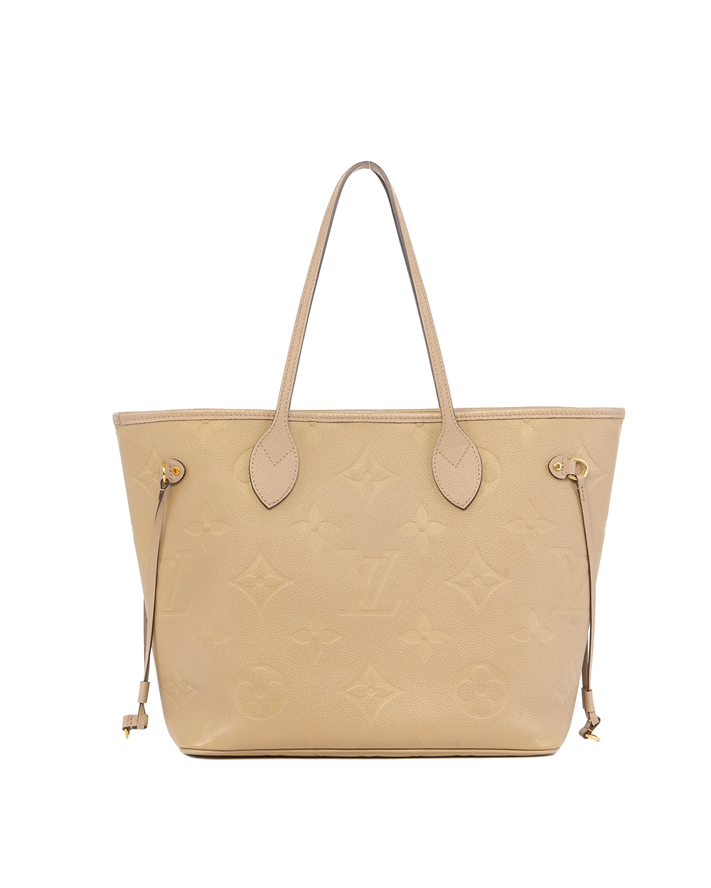 LV NEVERFULL MM BEIGE MONOGRAM EMPREINTE GHW MICROCHIP 1571