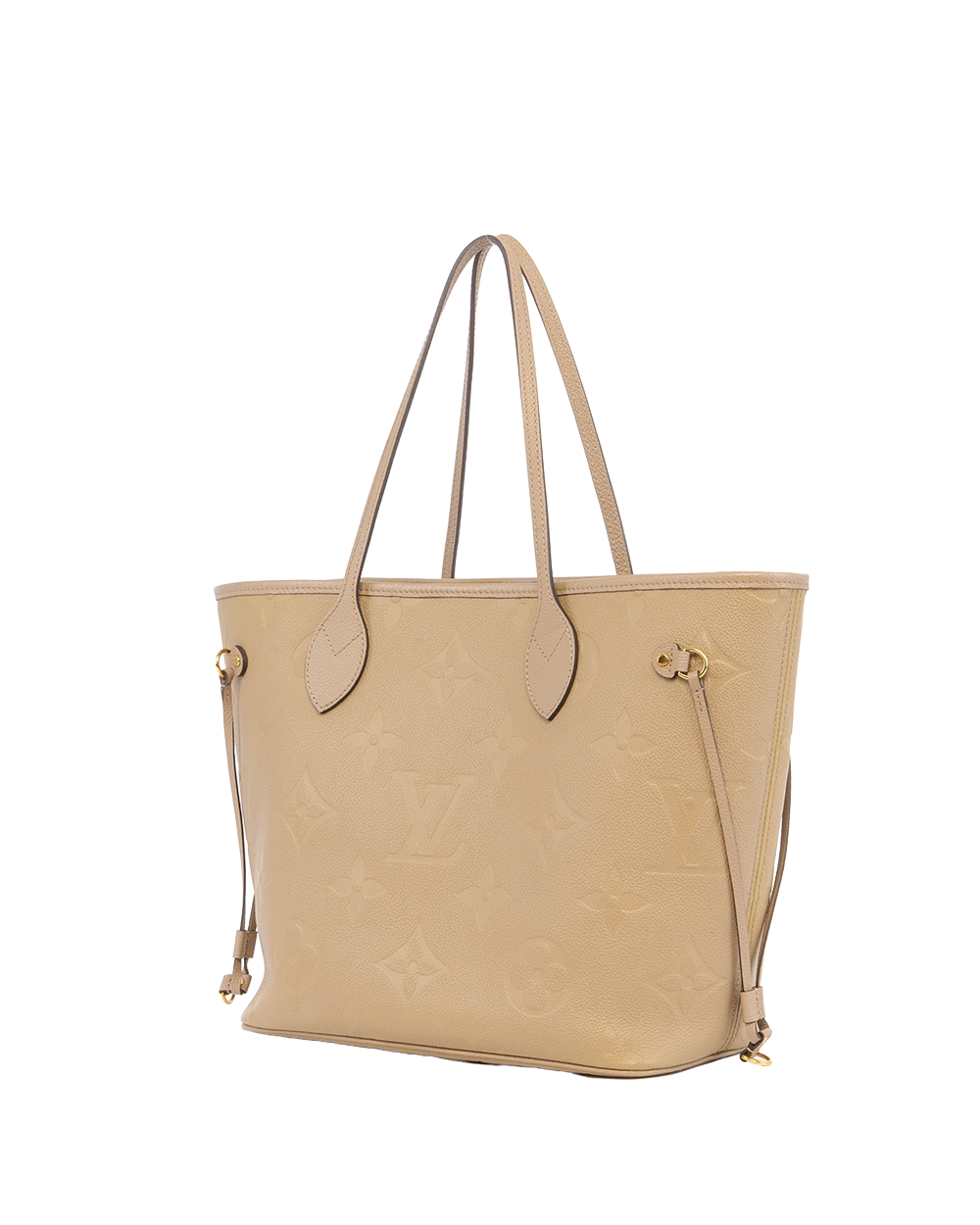 LV NEVERFULL MM BEIGE MONOGRAM EMPREINTE GHW MICROCHIP 1572