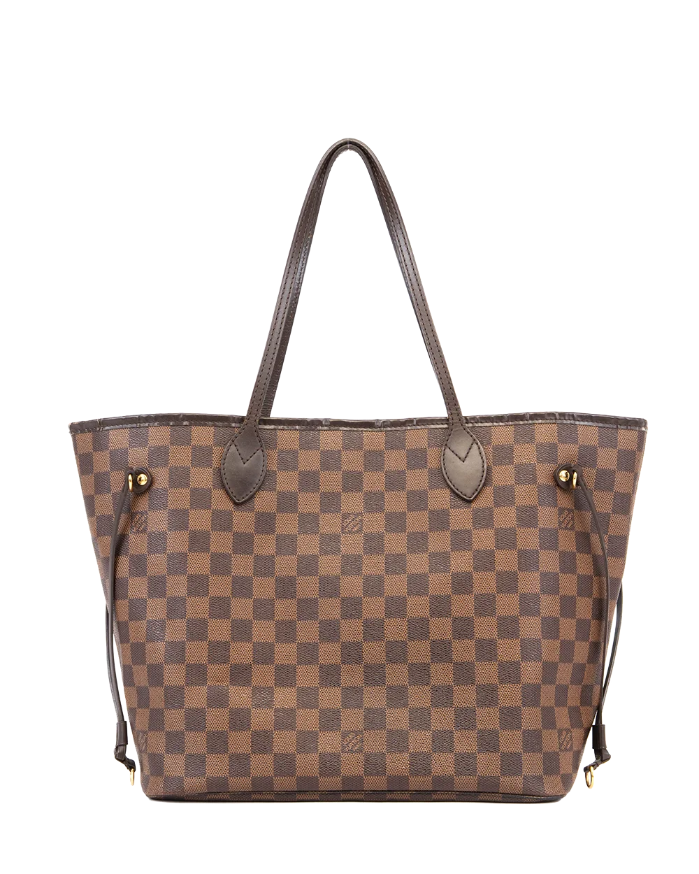 LV NEVERFULL MM BROWN DAMIER CANVAS GHW VI0160 0008