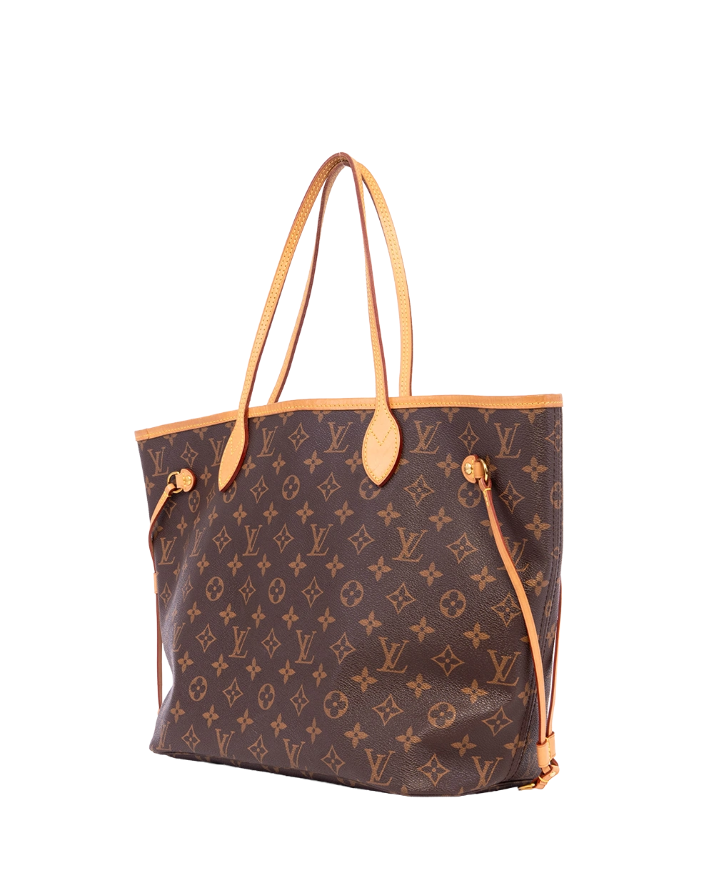 LV NEVERFULL MM BROWN MONOGRAM CANVAS GHW CA4179 21066
