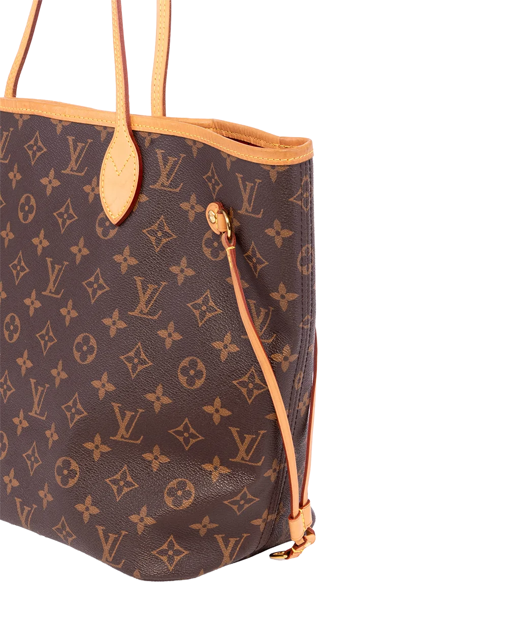 LV NEVERFULL MM BROWN MONOGRAM CANVAS GHW CA4179 21073