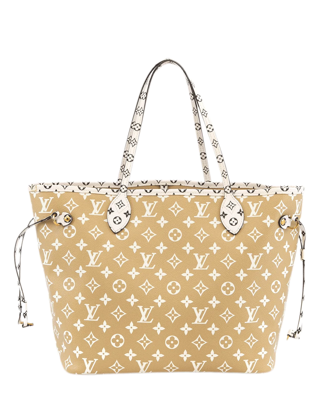 LV NEVERFULL MM KHAKI GREEN GIANT MONOGRAM CANVAS GHW AR1149 4813
