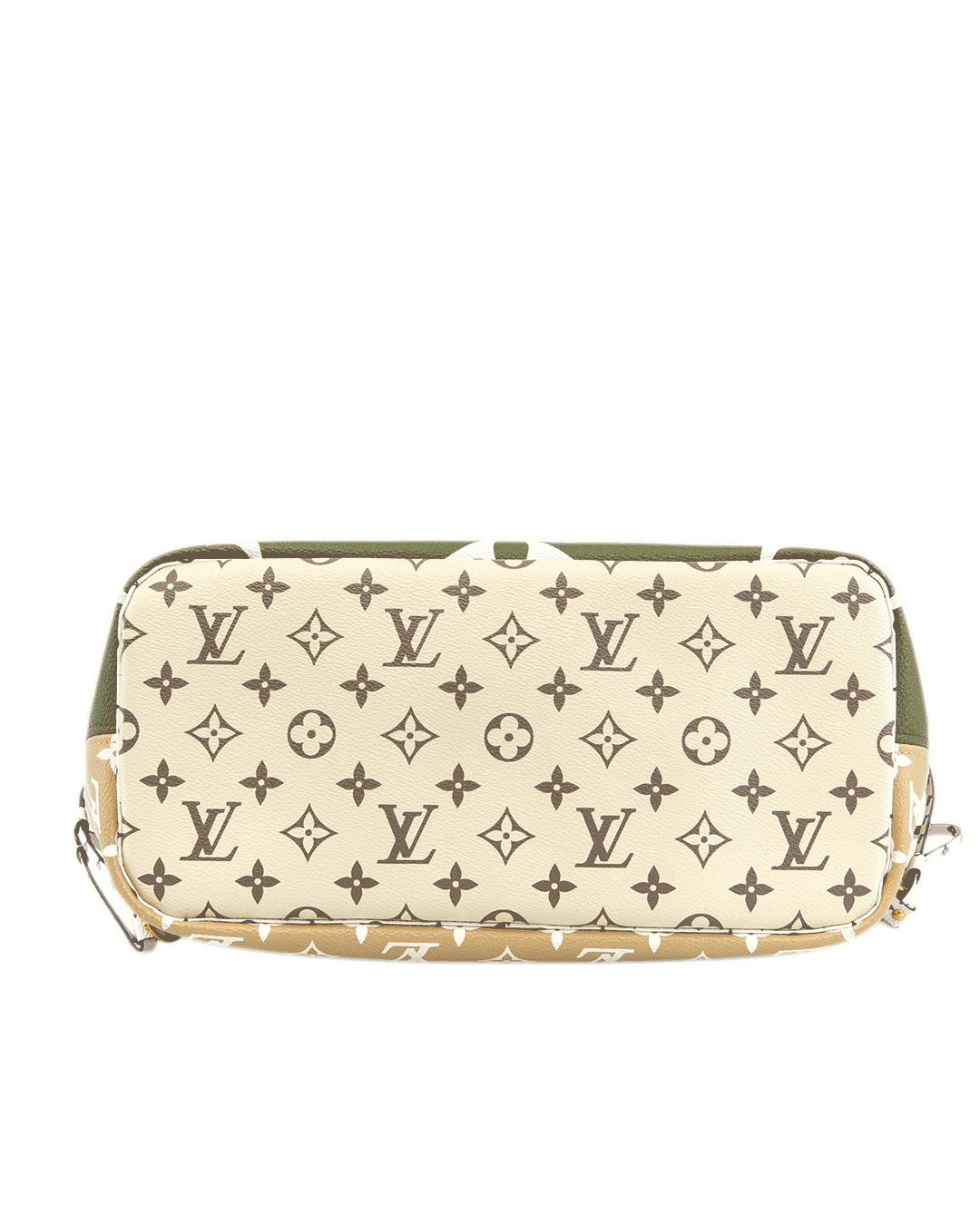 LV NEVERFULL MM KHAKI GREEN GIANT MONOGRAM CANVAS GHW AR1149 4819