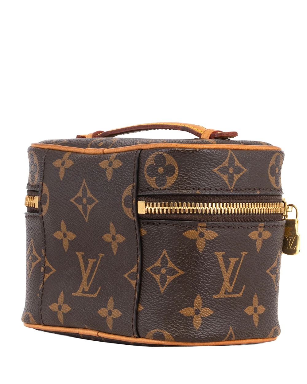 LV NICE NANO BROWN MONOGRAM CANVAS GHW 2458