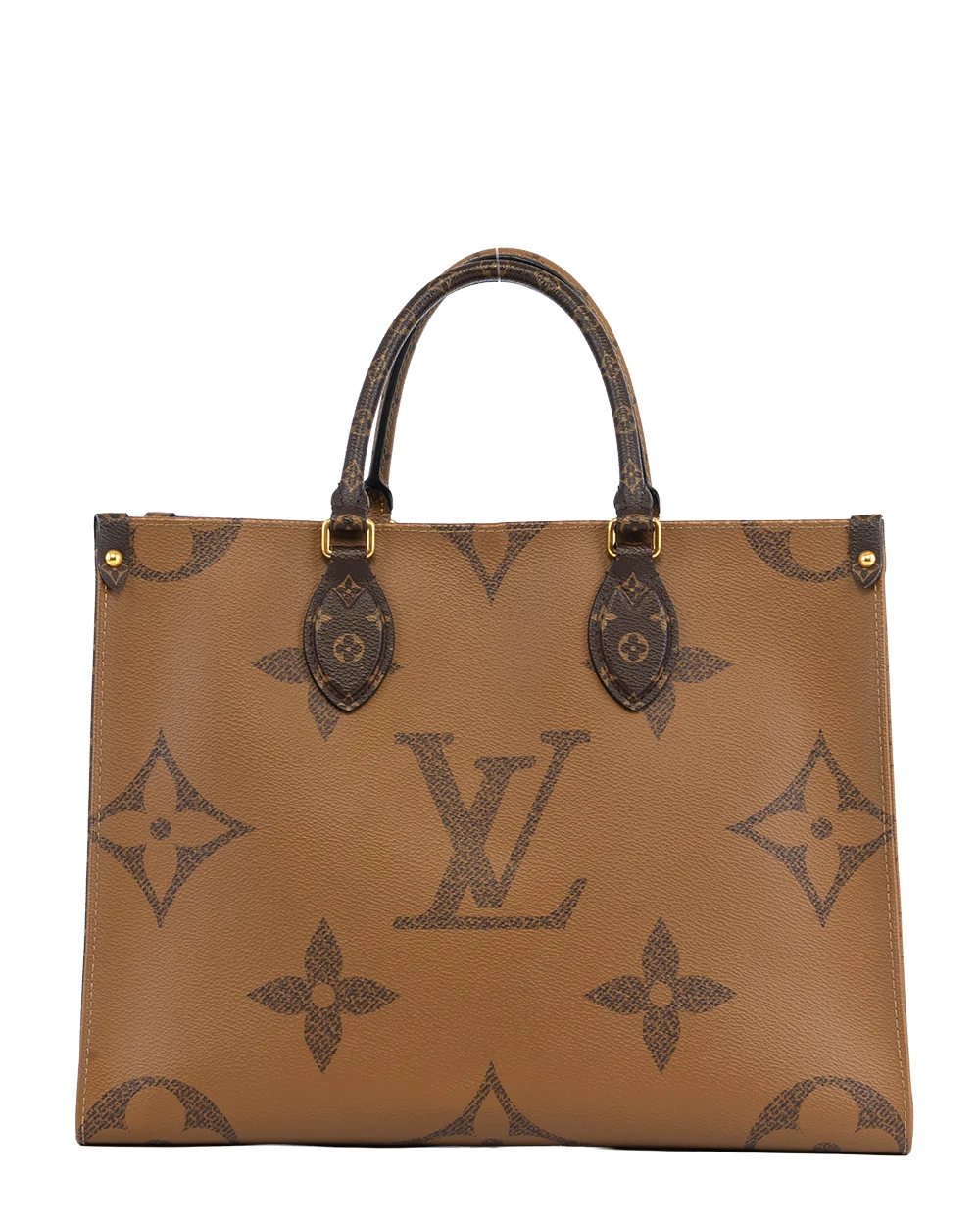 LV ON THE GO MM BROWN MONOGRAM REVERSE GHW MICROCHIP 1660