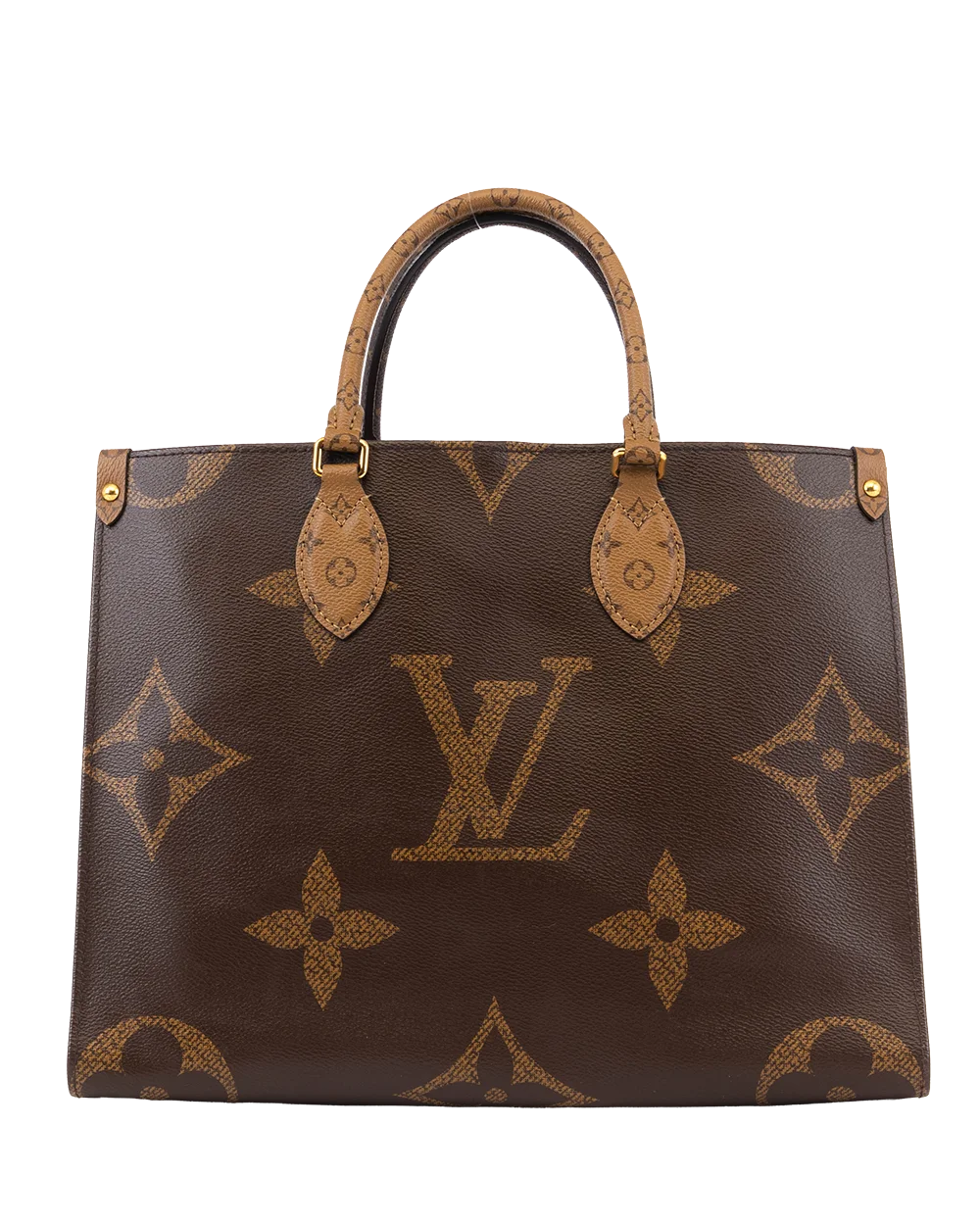 LV ON THEGO MM REVERSE MONOGRAM CANVAS GHW MICROCHIP 1046