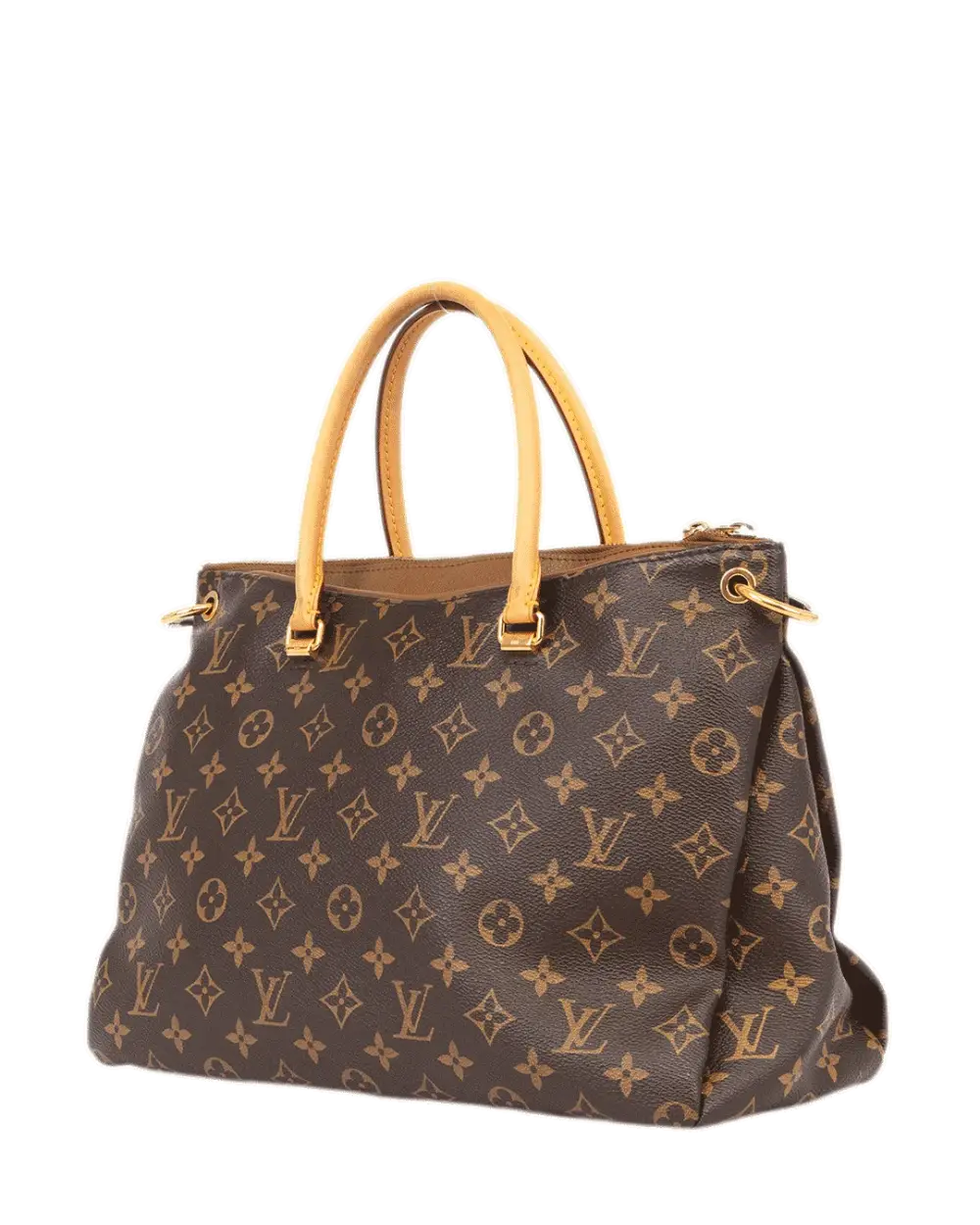 LV PALLAS MM BROWN DAMIER CANVAS GHW CA3113 0085