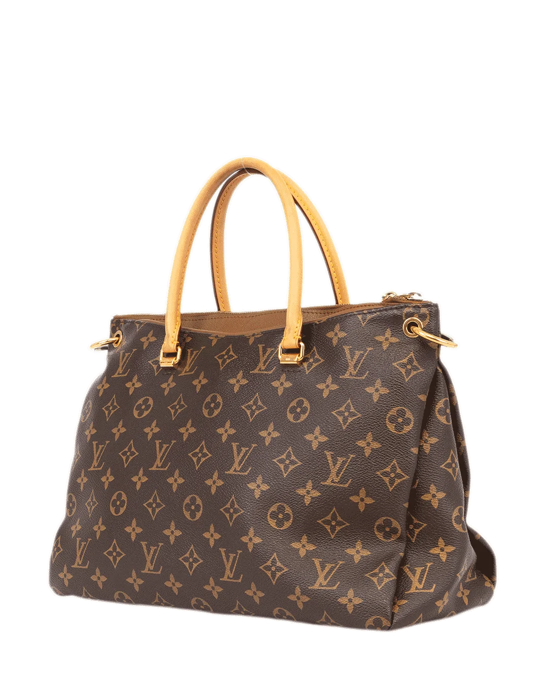 LV PALLAS MM BROWN DAMIER CANVAS GHW CA3113 0085