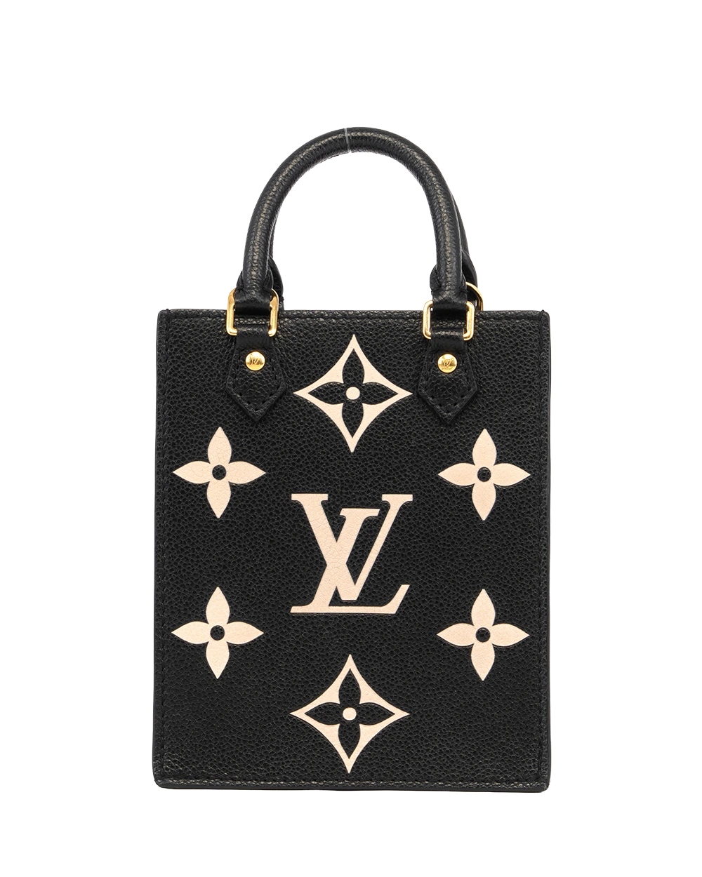 LV PETIT SAC PLAT PETITE BLACK MONOGRA MEMPREINTE GHW MICROCHIP 3178