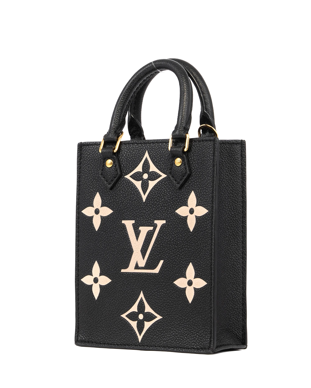 LV PETIT SAC PLAT PETITE BLACK MONOGRA MEMPREINTE GHW MICROCHIP 3179