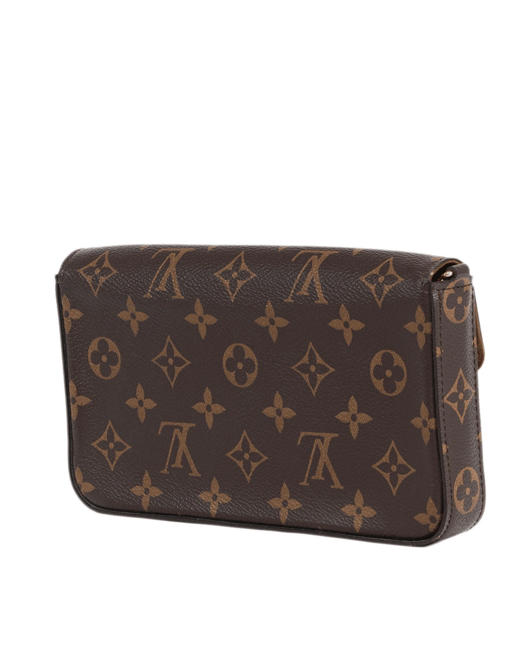 LV POCHETTE FELICIE BROWN MONOGRAM CANVAS GHW MI2240 1039