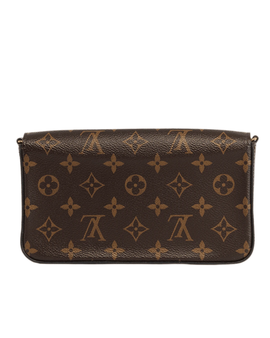 LV POCHETTE FELICIE BROWN MONOGRAM CANVAS GHW MI2240 1040