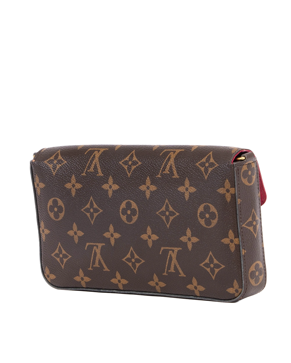 LV POCHETTE FELICIE BROWN MONOGRAM CANVAS GHW MICROCHIP 0396