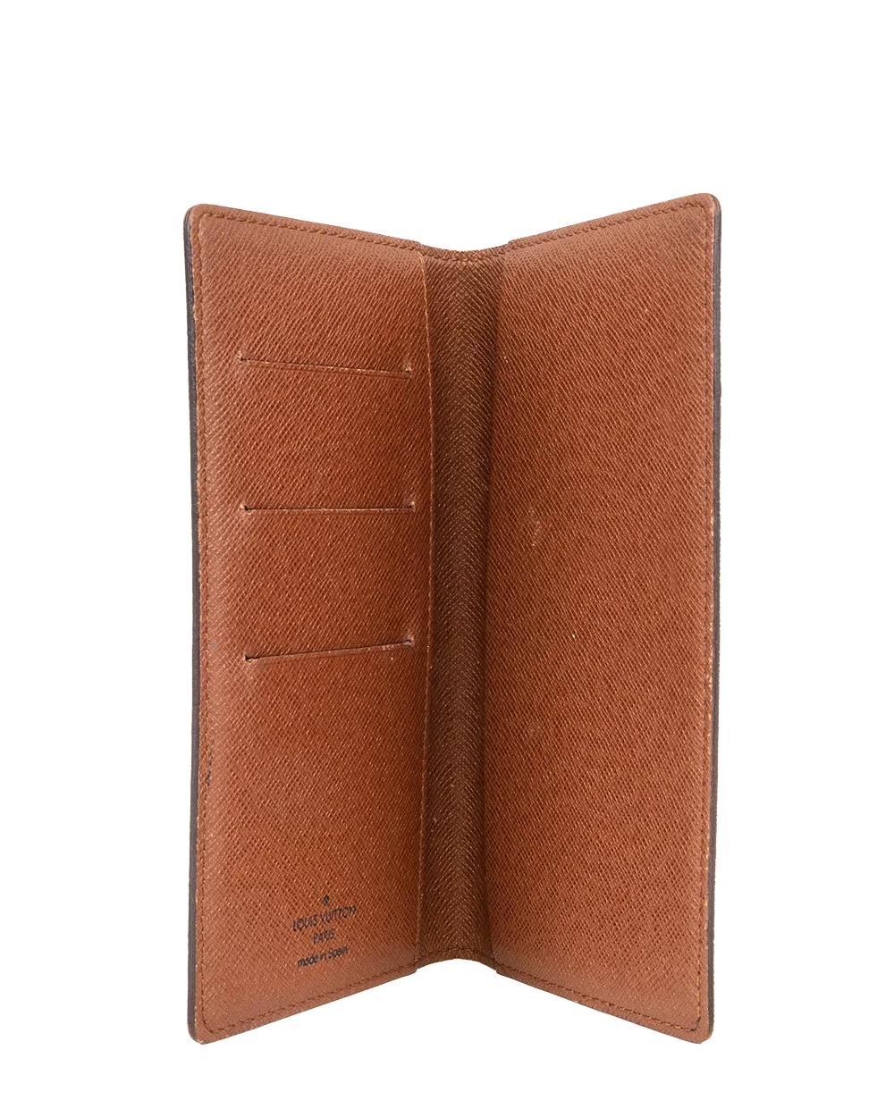 LV POCKET AGENDA COVER BROWN MONOGRAM CANVAS CA4068 1337