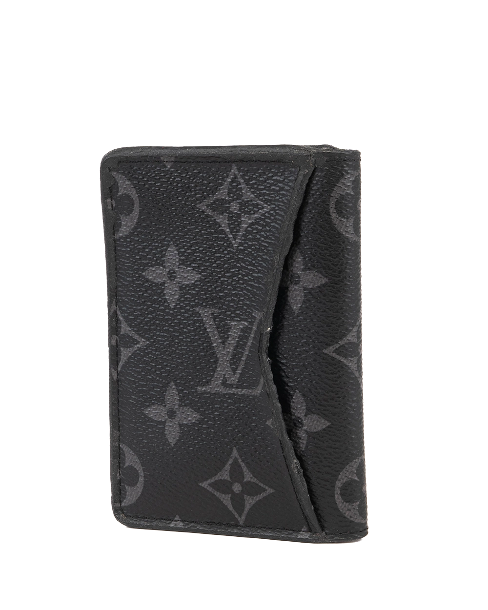 LV POCKET ORGANIZER SHORT ECLIPSE MONOGRAM CANVAS MICROCHIP 1345