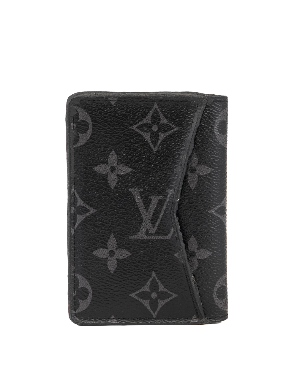LV POCKET ORGANIZER SHORT ECLIPSE MONOGRAM CANVAS MICROCHIP 1346