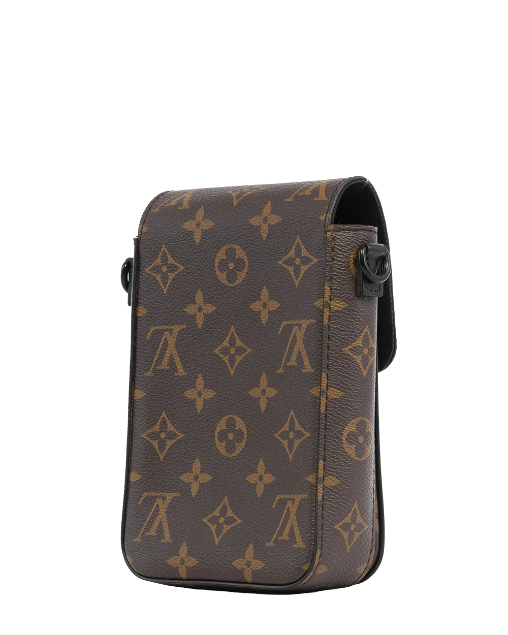 LV S LOCK VERTICAL WEARABLE WALLET BROWN MONOGRAM CANVAS SOBLACK MICROCHIP 0055