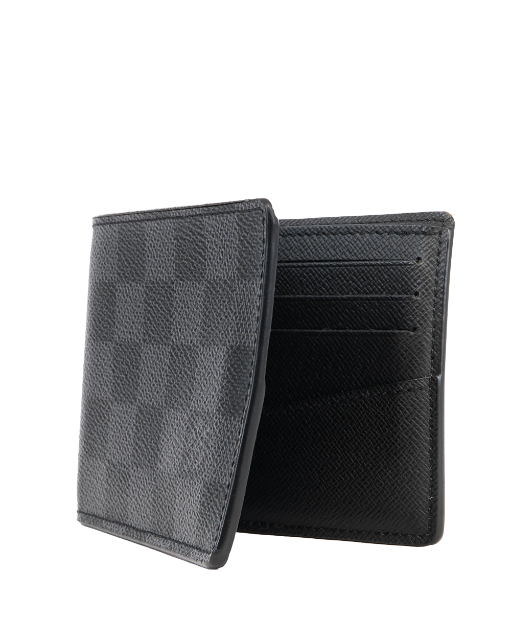 LV SLENDER SHORT GRAPHITE DAMIER CANVAS MICROCHIP 1279