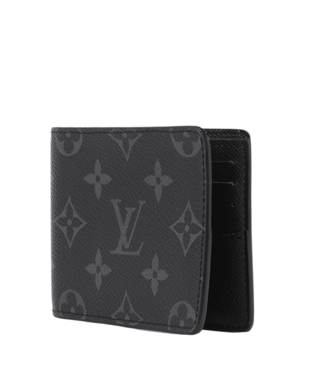 LV SLENDER WALLET SHORT ECLIPSE MONOGRAM CANVAS MICROCHIP 2727