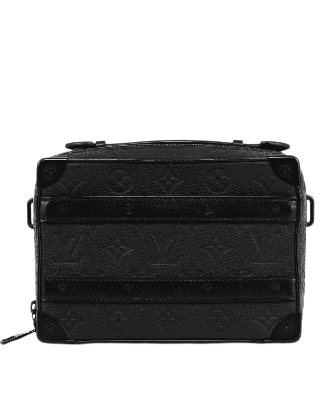 LV SOFE TRUNK BLACK GIANT MONOGRAM CALF BHW 1195