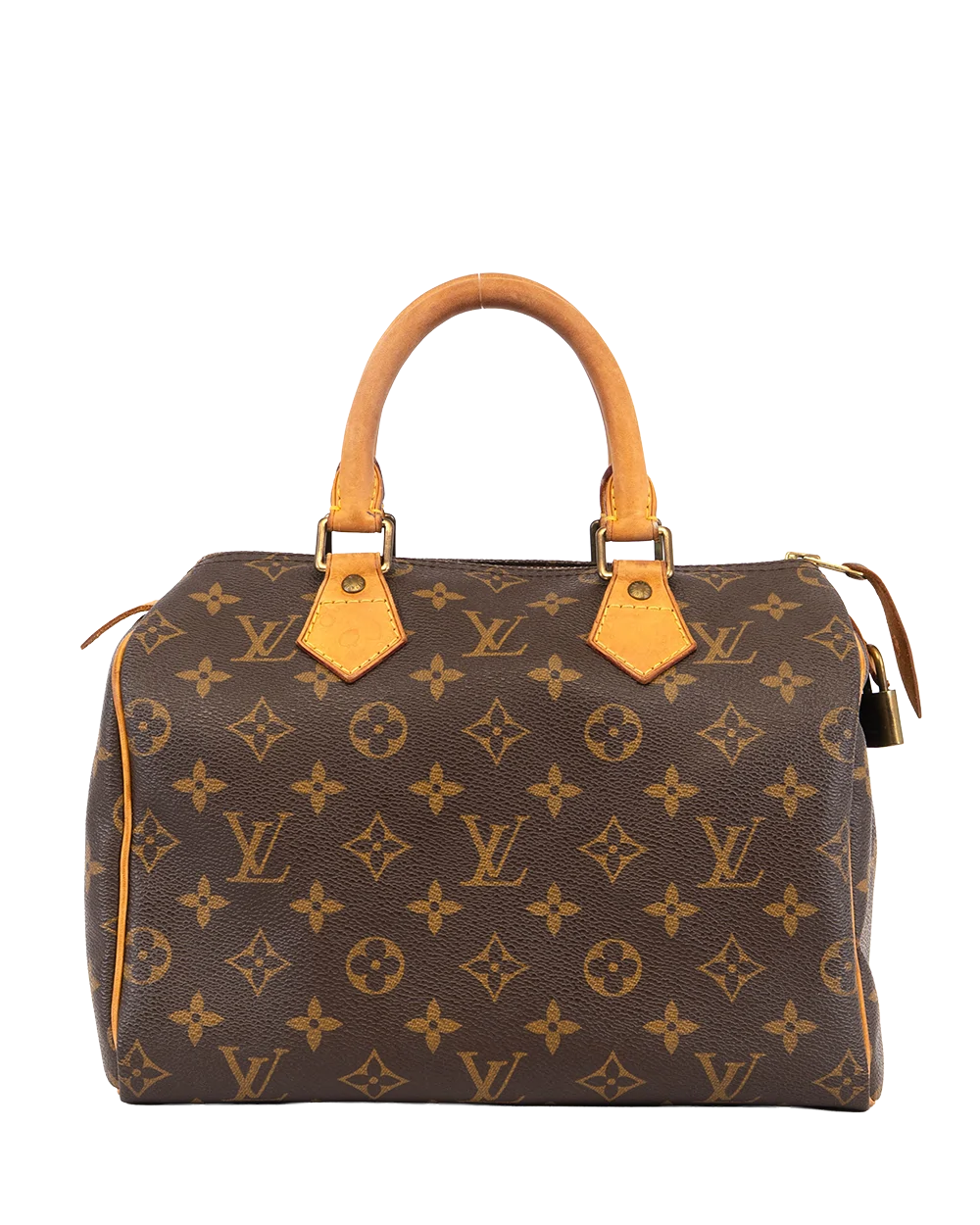 LV SPEEDY 25 BROWN MONOGRAM CANVAS GHW SP3140 3301