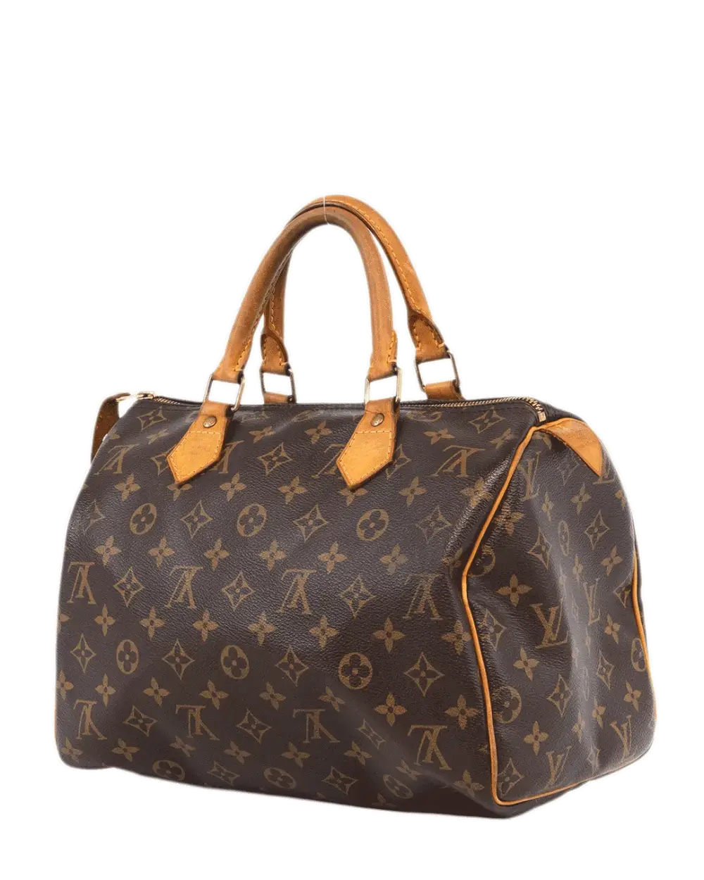 LV SPEEDY 30 BROWN MONOGRAM CANVAS GHW MB 1103 0285