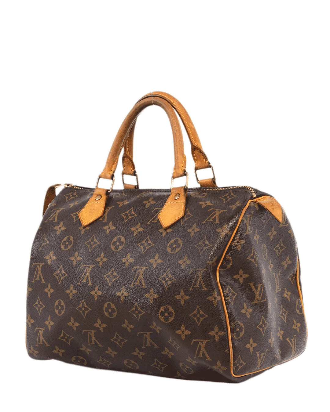 LV SPEEDY 30 BROWN MONOGRAM CANVAS GHW MB 1103 0285