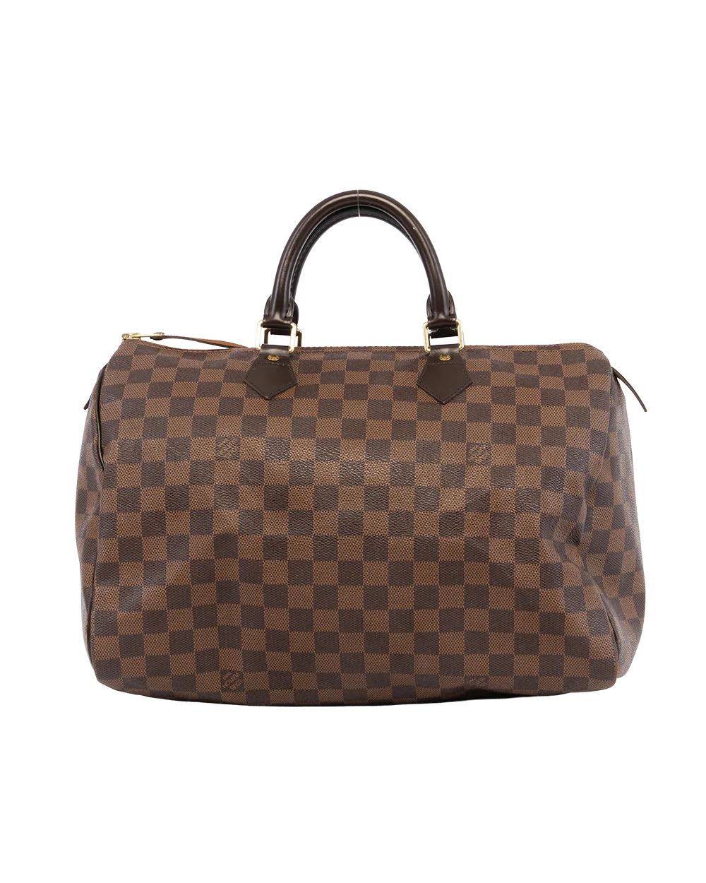 LV SPEEDY 35 BROWN DAMIER CANVAS GHW DU4170 1557