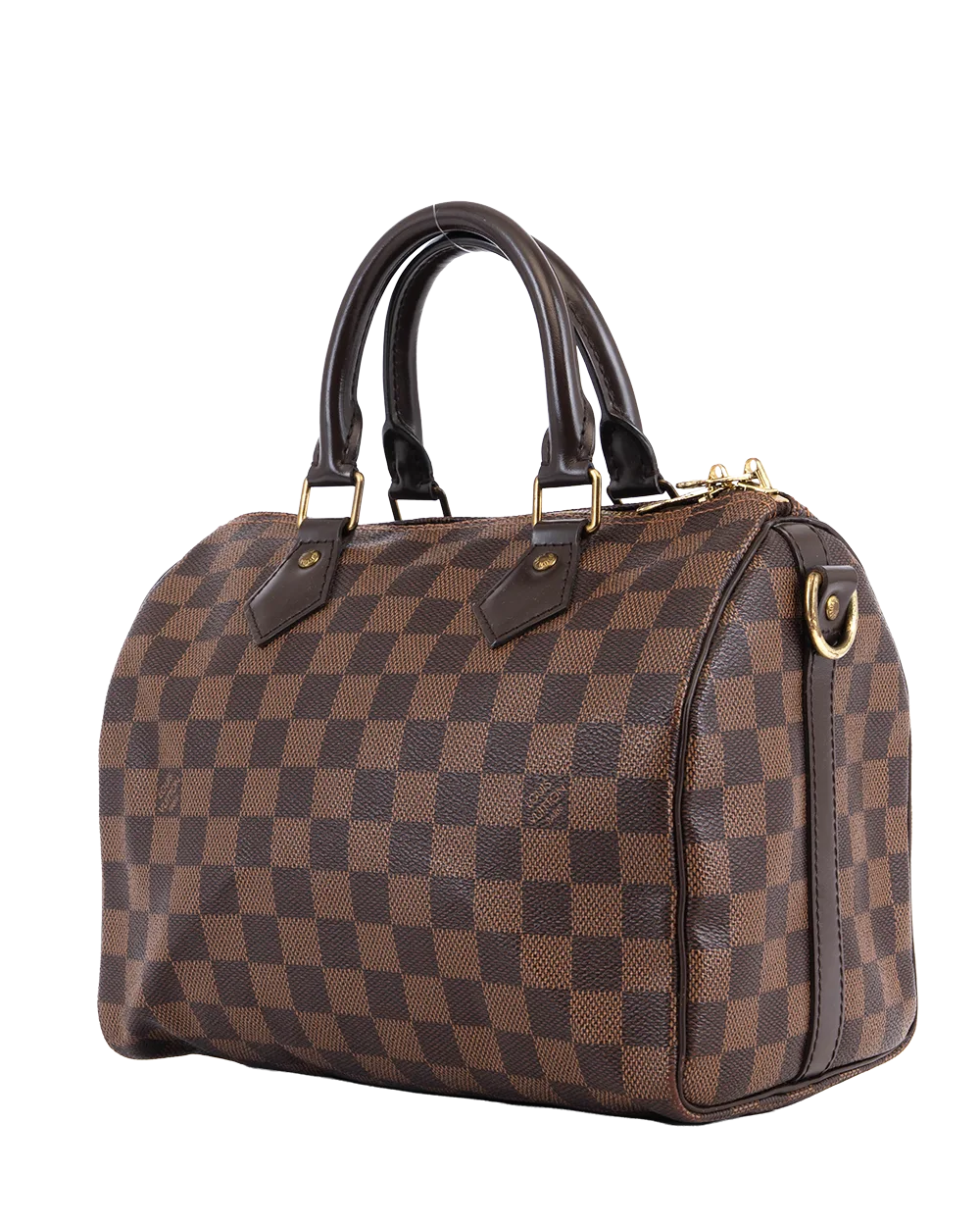 LV SPEEDY BAND 25 BROWN DAMIER CANVAS GHW AA0166 1740