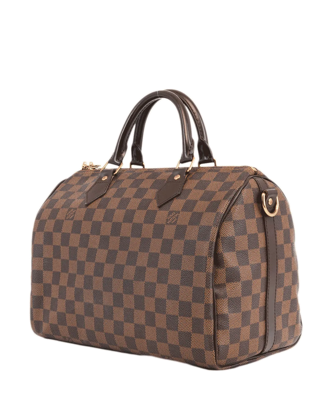 LV SPEEDY BAND 30 BROWN DAMIER CANVAS GHW DU4132 2621