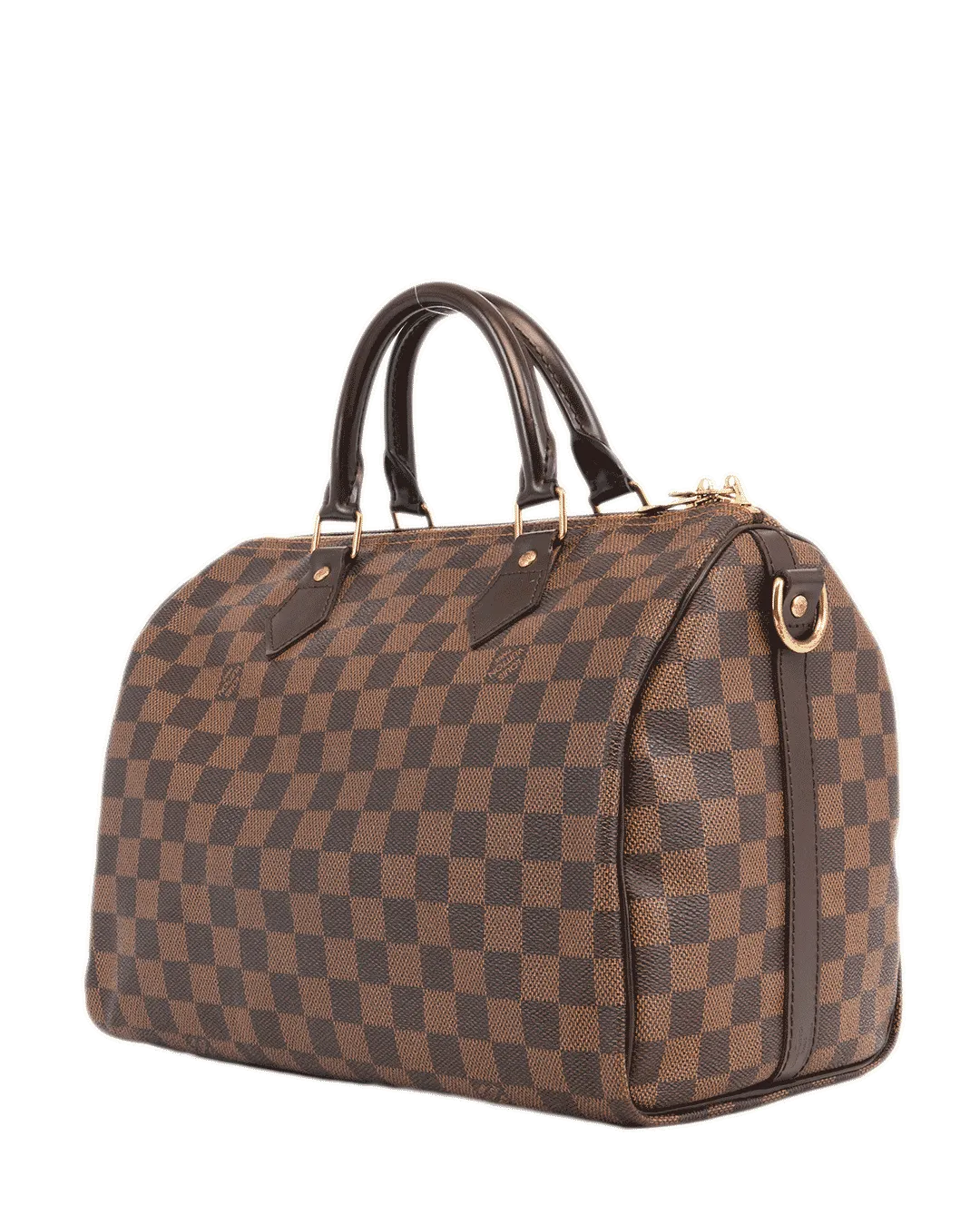 LV SPEEDY BAND 30 BROWN DAMIER CANVAS GHW DU4132 2622